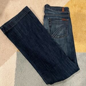 Seven For All Mankind Dojo Jeans Size 25 medium wash denim pants
